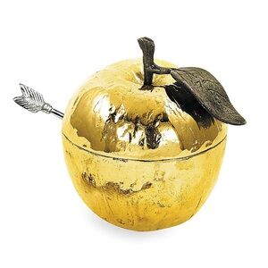 Gold and Silver Apple Serveware for Dining